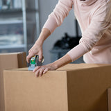 1.88 in x 50 yd Clear Packing Tape and One-handed Dispenser
